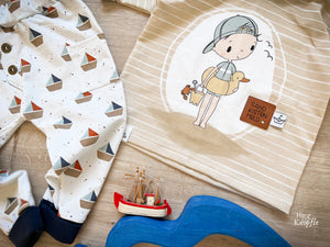 Stoffpaket B-Ware Seaside Boy 2m *Jersey*