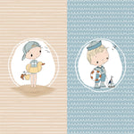 Lade das Bild in den Galerie-Viewer, Stoffpaket B-Ware Seaside Boy 2m *Jersey*
