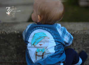 Mister Bear & Friend Kombi blau *Jersey*